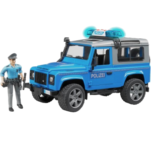 girotondo giocattoli lecce Bruder 02597 Land Rover Defender Station Wagon Polizia