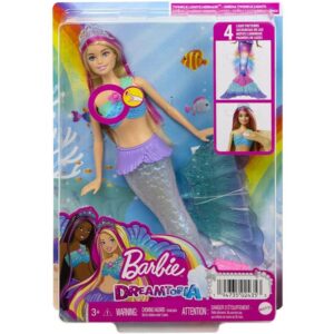 girotondo giocattoli lecce bambola 30 cm sirena luci scintillanti barbie dreamtopia mattel hdj36 mattel