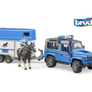 girotondo giocattoli lecce bruder land rover defender veicolo della polizia 02582