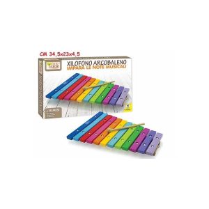 girotondo giocattoli lecce teorema xilofono arcobaleno in legno 40566
