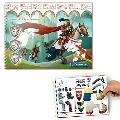 girotondo giocattoli lecce Libro Creativo I Cavalieri Medioevali Gioco Creativo Clementoni