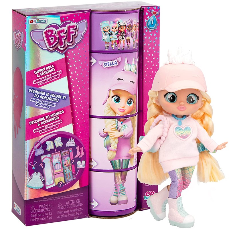 girotondo giocattoli lecce bambola stella cry babies bff con guardaroba e accessori serie 1