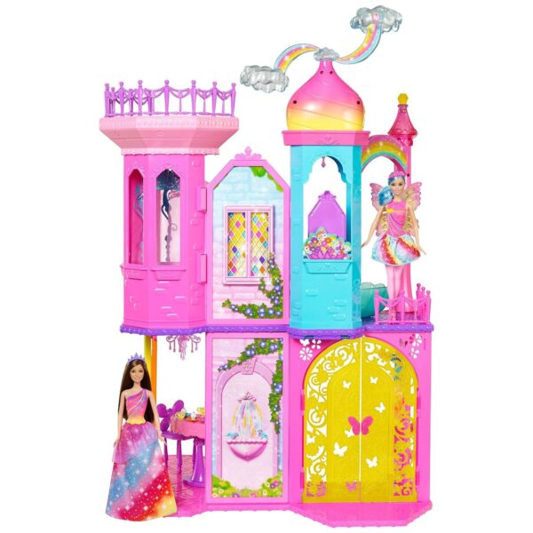 girotondo giocattoli lecce barbie castello rainbow 887961328745