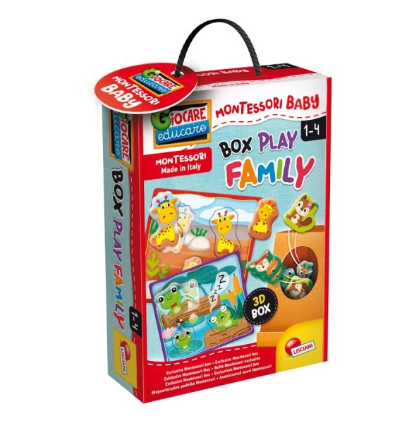 girotondo giocattoli lecce box family montessori lisciani 92727