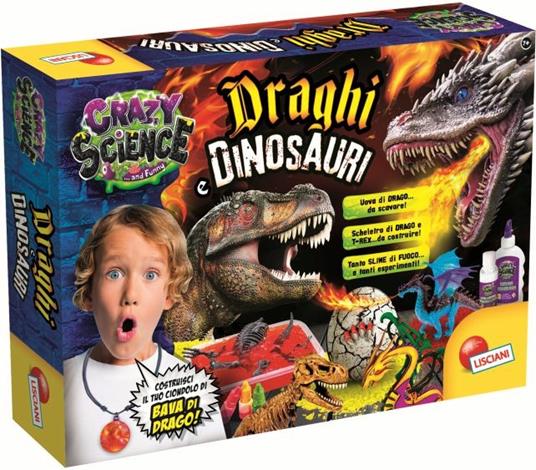 girotondo giocattoli lecce crazy science draghi dinosauri lisciani 8008324089390