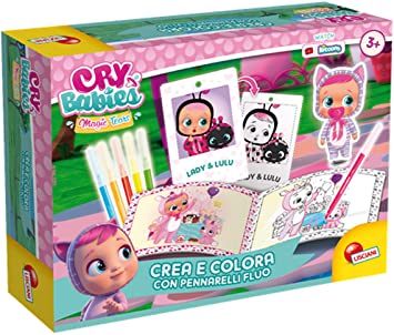 girotondo giocattoli lecce cry babies coloring pennarelli fluo lisciani 83473