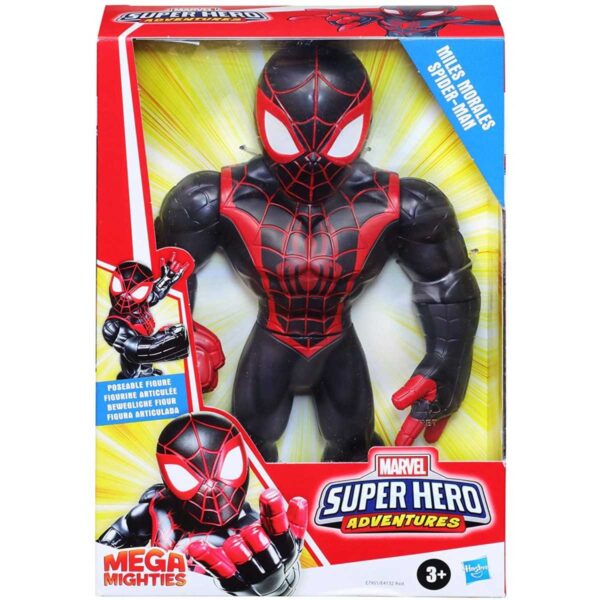 girotondo giocattoli lecce personaggio mega mighties 25cm miles morales spider man hasbro 5010993670956