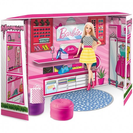 girotondo giocattoli lecce playset fashion boutique con bambola 30 cm barbie lisciani 76918