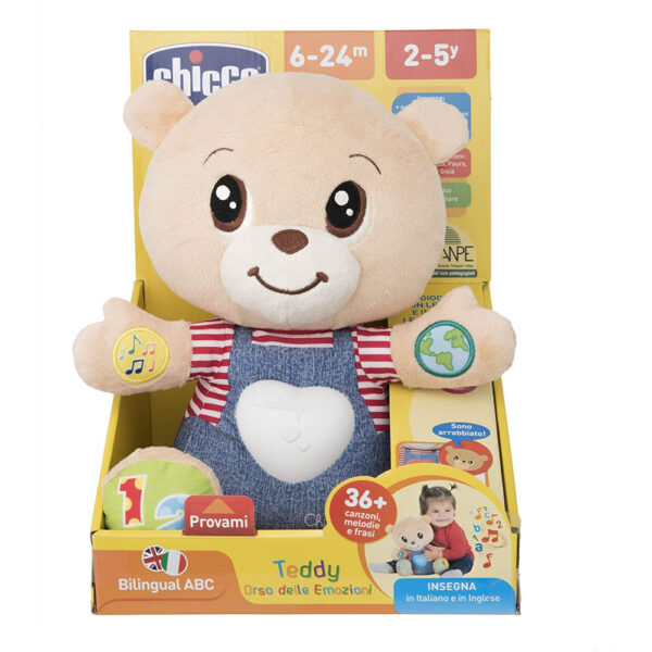 girotondo giocattoli lecce teddy orso delle emozioni chicco 8058664067374