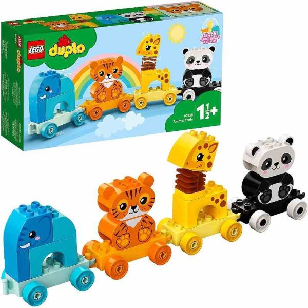 girotonod giocattoli lecce lego duplo 10955 il treno degli animali