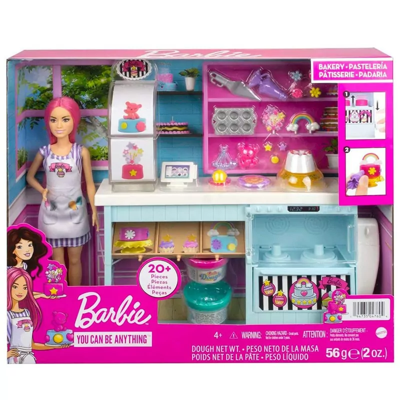 GIROTONDO GIOCATTOLI LECCE playset la nuova pasticceria di barbie con bambola